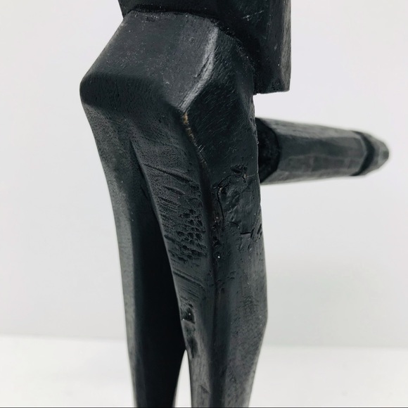 VTG African Wood Carving Ancient God of Fertility Phallic Endowed BBC 11in Tall - Picture 7 of 13